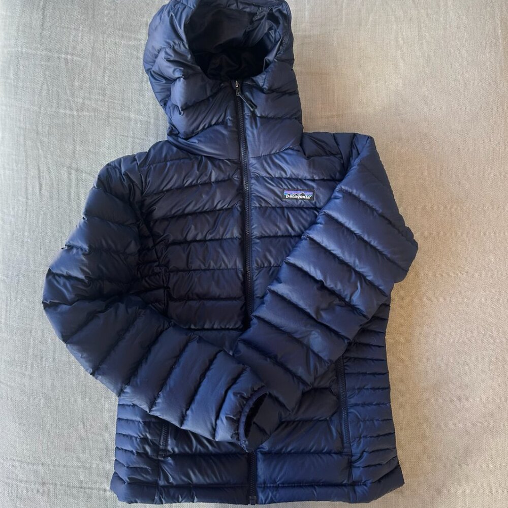 Patagonia W's Down Sweater Hoody - XS Navy